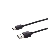 Дата-кабель, ДК 2, USB - USB Type-C, 1 м, черный, TDM