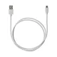 Дата-кабель, ДК 4, USB - micro USB, 1 м, белый, TDM