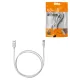 Дата-кабель, ДК 5, USB - USB Type-C, 1 м, белый, TDM