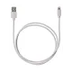 Дата-кабель, ДК 6, USB - Lightning, 1 м, белый, TDM