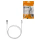 Дата-кабель, ДК 6, USB - Lightning, 1 м, белый, TDM