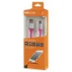 Дата-кабель, ДК 20, USB - USB Type-C, 1 м, силиконовая оплетка, розовый, TDM