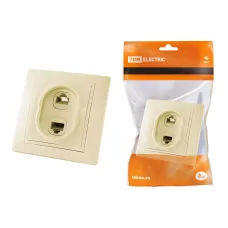 Розетка телефонная RJ11 + компьютерная RJ45 сл. кость 