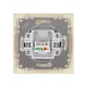 Розетка компьютерная RJ45  сл. кость 