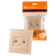 Розетка телефонная RJ11 + компьютерная RJ45 сосна 