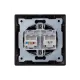 Розетка телефонная RJ11 + компьютерная RJ45 шоколад 