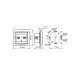 Розетка двойная телефонная RJ11 графит 