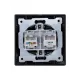 Розетка телефонная RJ11 + компьютерная RJ45 графит 