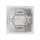 Выключатель 3-х кл. 10А перламутр 