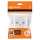 Розетка телефонная RJ11 + компьютерная RJ45 перламутр 