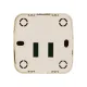 Розетка компьютерная (RJ-45) открытой установки IP20, сосна 