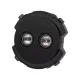 Розетка двойная TV проходная агат, 