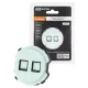Розетка компьютерная двойная RJ45 фисташковая, 