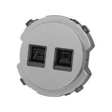 Розетка телефонная RJ11 + компьютерная RJ45 платина, 