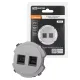 Розетка телефонная RJ11 + компьютерная RJ45 платина, 