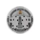Розетка 2П+З открытой установки IP20 16А белая 