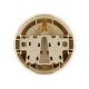 Розетка 2П+З открытой установки IP20 16А сл. кость 