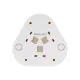 Розетка треугольная 2П открытой установки IP20 10А с защитными шторками сл. кость 