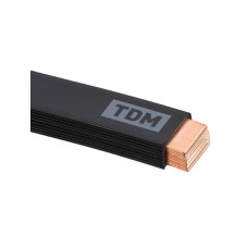 Шина медная гибкая изолированная ШМГ 10х(120х1), 2м, TDM