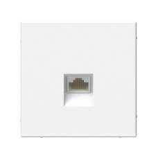 Розетка компьютерная ArtGallery RJ45 кат.5E механизм бел. SE GAL000183