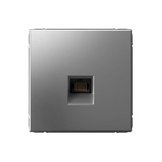 Розетка компьютерная ArtGallery RJ45 кат.5E механизм сталь SE GAL000983