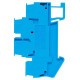 Колодка клеммная ST-2.5 26А пружинная двойн. син. EKF plc-jxb-st-2.5-4-2-blue