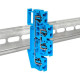 Колодка клеммная ST-4 32А пружинная двойн. син. EKF plc-jxb-st-4-4-2-blue