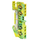 Колодка клеммная ST-2.5 4 вывода земля пружинная EKF plc-jxb-st-2.5-4-pen