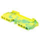 Колодка клеммная ST-2.5 4 вывода земля пружинная EKF plc-jxb-st-2.5-4-pen