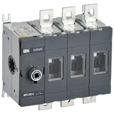 Выключатель-разъединитель ВРК 3п 250А без рукоятки KARAT IEK KA-VR10-3-0250