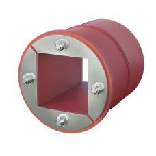 Проходка d75х70мм кругл. с проемом 40х40мм нерж. сталь DKC DXF3122