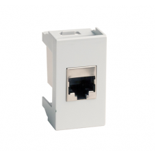 Розетка RJ-45 кат5E,экр,Viva,1 мод.,сер DKC 45148