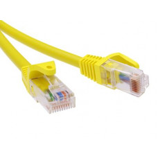 Патч-корд неэкранированный CAT5E U/UTP 4х2, LSZH, желтый, 10.0м DKC RN5EUU4500YL