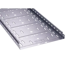Лоток листовой перфорированный 400х100 L3000 сталь 1мм DKC 35345