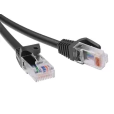 Патч-корд неэкранированный CAT6 U/UTP 4х2, LSZH, черный, 3.0м DKC RN6UU4530BK