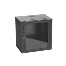 Навесной IT корпус 19" 9U (500х600х400) дверь стекло RAL9005 DKC R5STI0940GSB