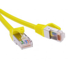 Патч-корд экранированный CAT5E F/UTP 4х2, LSZH, желтый, 5.0м DKC RN5EFU4550YL