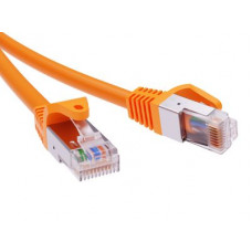 Патч-корд экранированный CAT6A F/UTP 4х2, LSZH, оранжевый, 1.0м DKC RN6AFU4510OR