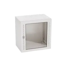 Навесной IT корпус 19" 12U (600х600х400) дверь стекло RAL7035 DKC R5STI1240GS