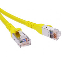 Патч-корд экранированный CAT6A SF/UTP 4х2, LSZH, желтый, 5.0м DKC RN6ASF4550YL