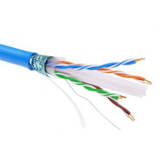 Информационный кабель экранированный F/UTP 4х2 CAT6, PVC, синий DKC RN6FUPV3BL