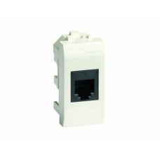 Комп.роз. RJ45 кат.5e, Brava, слон.кость, 1мод DKC 75654S