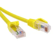 Патч-корд неэкранированный CAT6 U/UTP 4х2, LSZH, желтый, 2.0м DKC RN6UU4520YL