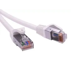 Патч-корд экранированный CAT5E F/UTP 4х2, LSZH, белый, 10.0м DKC RN5EFU4500WH