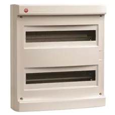 Щиток настен. без дверцы 36(2х18) мод.,IP40, серый DKC 83636