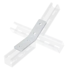 Уголок крепежный двойной 45?, нержавеющая сталь AISI 304 IBMC1024C DKC