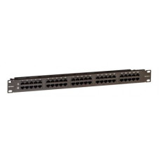 Патч-панель телефонная 19",1U,CAT3, 50 портов RJ45 DKC RN3PP501BK