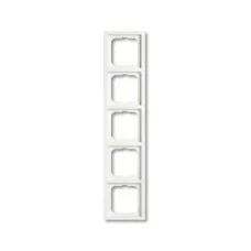 Рамка 5-м Solo/Future linear бел. бархат ABB 1754-0-4418
