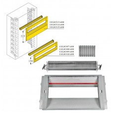 DIN-рейка + пластрон H=150мм для шкафов Gemini (размер 1) ABB 1SL0307A00