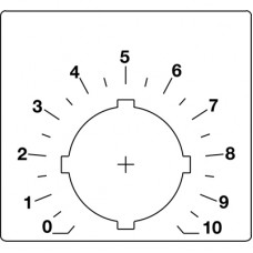 Шильдик для потенциометра (со шкалой) SK615562-88 ABB
